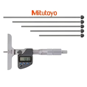329-350-30 Digital Depth Micrometer 0-6″/0-150mm with Mm/Inch Switch