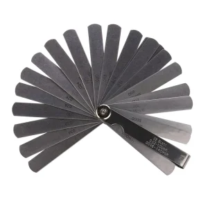 32Pcs High Precision Stainless Steel Feeler Gauges Thickness Gauge Thread Gauge