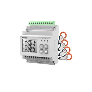 333mV CT 3 Phase Digital Power Meter Din Rail Rogowski Coil 4G Smart Energy Meter