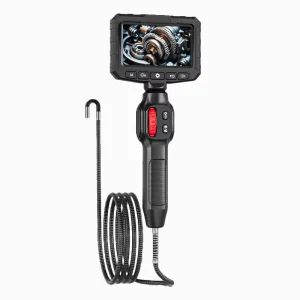 360 Degrees Two Way Steering 1080P HD Industrial Endoscope 3.9/6mm Single Lens 4.3″ IPS Display IP67 Waterproof Car Pipe