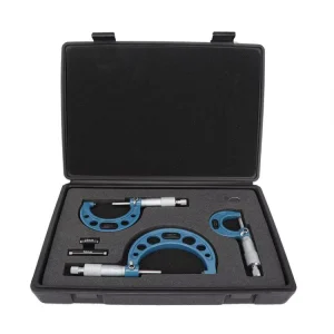 3Pcs High Accuracy 0 25mm 25 50mm 50 75mm 0.01mm Outside Diameter Micrometer Set for Measurement Tool
