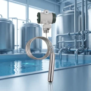 4-20 mA Stainless Steel 304 Immersion Level Transmitter 0-30 m Measuring Range 0.5% Accuracy 24 VDC LCD