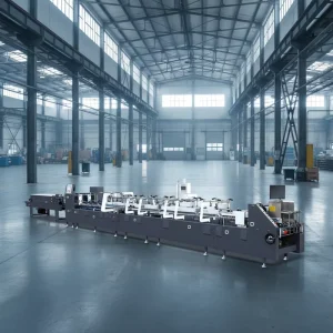 4 6 Corner Crash Lock Bottom ROLAM GS Mini Paper Boxes Cup Sleeve Folder Gluer Folding Gluing Machine