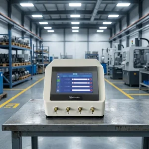 4 Channel Air Gauging Machine High Accuracy Inner Outer Diameter Measuring Bearing Steel Box
