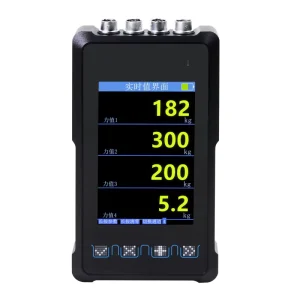 4 Channel Handheld Force Gauge Weighing Compression Tension Measure Instrument Device