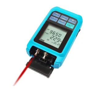 4 Functions Optical Power Meter Mini Optical Fiber Photometer Fibre Optic Power Meter with Laser RJ45 Rechargeable OPM