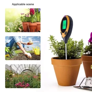 4 in 1 Digit Soil PH Meter Soil Moisture Meter With Backlight
