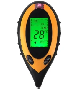 4 in 1 Digital Temperature Soil ph Moisture Meter