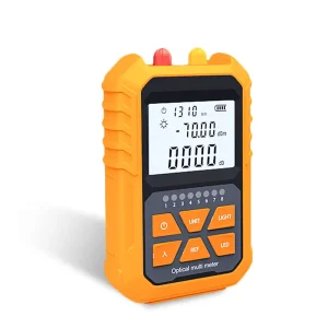 4-in-1 Mini OPM FTTH Fiber Optic Cable Tester and Power Meter with 30mW VFL 800-1700nm SC/FC/ST Connectors