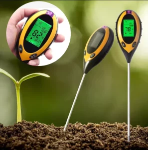 4 in 1 Soil PH Meter Soil Tester Moisture Meter Light and PH Tester for Potted Plants Gardens