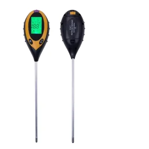 4 in 1 Soil Tester Handheld Electronic Soil PH Tester Light Meter Temperature and Humidity Meter