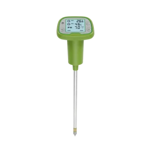 4 in 1 Soil Tester Meter with PH Temp Humidity Light Detection ℃/℉ Switch Data Hold Backlight for Agriculture Gardening