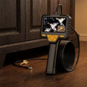 4.3 Inch HD Industrial Endoscope Semi-Rigid Cable Borescope for Automotive/Pipe Inspection IP67 LEDs Handheld