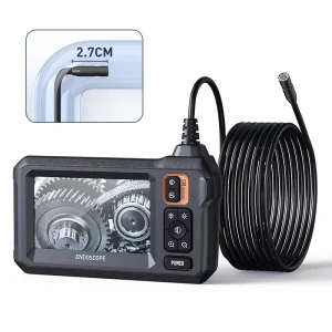 4.3Inch IPS Screen Industrial Endoscope Camera 8mm HD1080P Single Lens Pipe Inspection Borescope Camera for Cars IP67 Waterproof