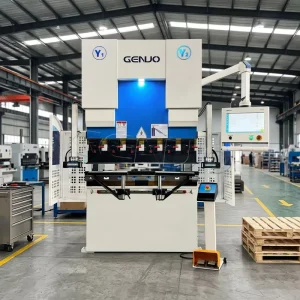 40 Ton 1600mm CNC Sheet Metal Folder Hydraulic Bending Machine Multi Axis Programmable Backgauge ±0.5mm High Precision