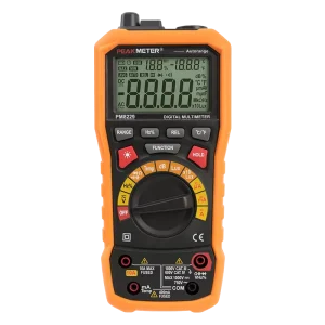 4000 Counts Digital Environmental Multimeter Sound Level Frequency 5-in-1 Tester