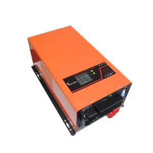 4000W MPPT 60A Single Phase Hybrid Solar Power Inverter Low Frequency Pure Sine Wave Home Use 50/60Hz 24V 230V 95% Efficiency