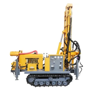 400m Depth Rock Drilling Machine Air DTH Water Well Bore Hole Drilling Rig with Diesel