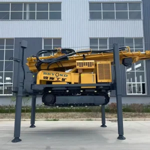 400m Diesel Hydraulic DTH Rock Drill Water Well Drilling Rig Borehole Drilling Machine with Air Compressor Crawler Mounted