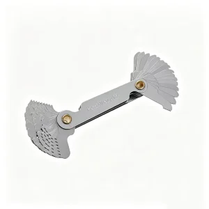 40pcs Metric & Imperial Carbon Steel Screw Thread Pitch Gauge Tool Kit