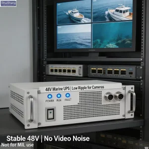 45°C Wide Temperature Pure Sine Wave Inverter Rugged Power Converter for Marine UPS