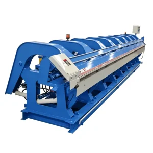 4m 6m 8.2m Roof Panel CNC Hydraulic Box and Pan Brake Bed Sheet Metal Trim Folder Machine