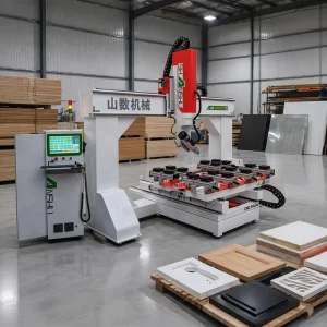 5 Axis CNC Router ATC Wood Furniture Cutting Engraving Milling Machine