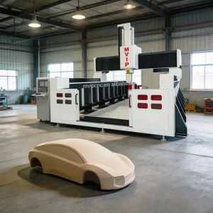 5 Axis CNC Router Machine Industrial CNC for Foam Mold, Automotive Model, Wood & Aluminum 3D Milling
