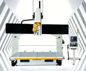 5 Axis Cross Type 4 Spindle Universal Gantry Milling Machine Five Axis Simultaneous Solid Wood CNC Machining Center