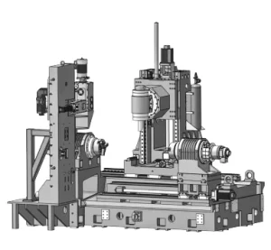 5 axis CNC Turn Mill Machine