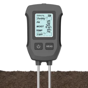 5-in-1 Digital LCD Meter Soil Tester for PH Moisture Light Sensor for Humidity Monitoring Flower Plants Gardening Smart Home