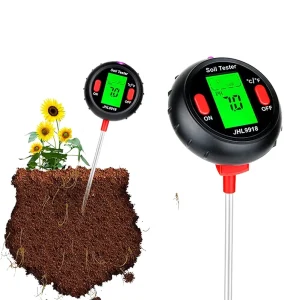 5 in 1 Soil Tester Outdoor and Indoor Plants Garden Tools Soil Moisture Tester Soil pH Sensor Meter