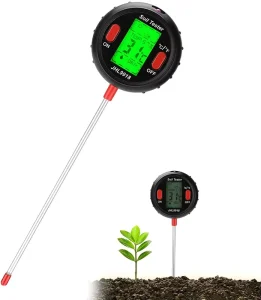 5 in 1 Soil Tester Suitable for Indoor and Outdoor Plants Gardens Farms and Lawn Soil Moisture and pH Testing
