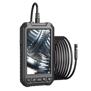 5003 Industrial Inspection 5Inch IPS Screen HD 2MP CMOS IP67 SD Card Portable 8LED 1080P 2-10cm Focal Depth Pipe Sewer Endoscope
