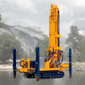 500m Full Hydraulic Water Well Drilling Rig Crawler Mounted Heavy Duty Machine for Large Deep Wells Projects