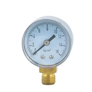 50MM Standard Pressure Gauge Chrome-Plated Shell Small-Range Pressure Meter