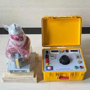 50kV 5kVa AC Hipot Tester Dry Type Transformer High Voltage With Dry immersed test Transformer 220V 50 60Hz Power Supply
