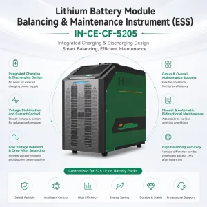 52-Channel Lithium-Ion Battery Module Equalization Balancer Tester, 1-5V, RS485/USB