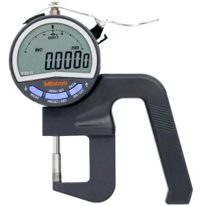 547 401A Digital Thickness Gauge 0 12mm 0.01mm Electronic Micrometer Dial Indicator Thickness Meter