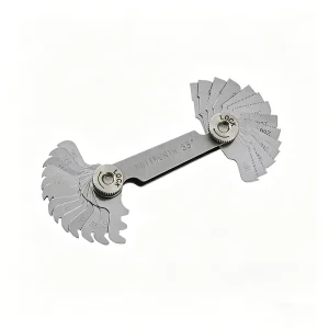 55 Degree 28pcs Imperial Stainless Steel Screw Thread Pitch Gauge