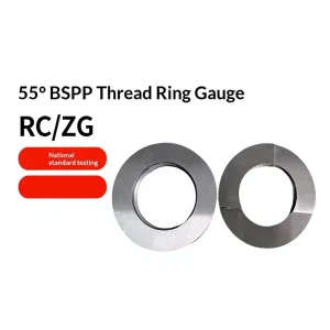55 Taper Pipe Smooth Ring Gauge/Plug Gauge High Accuracy R1/8 1/4 3/8 1/2 RC1RC2RC3RC4