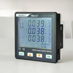 5A CTs ME337 96x96mm Smart Energy Meter Modbus RS485 Smart Electricity Meter