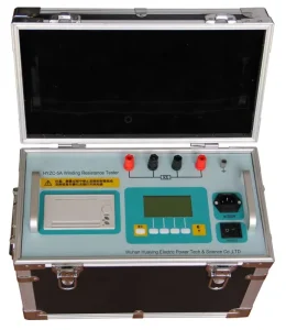 5A Winding Low DC Coil Resistance Tester Meter High Accuracy 0.2% IP66 Protection 5kW 1 Resolution 85W