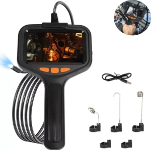 5mm 8mm Front Lenses Integrated Car Industrial Pipeline Endoscope Camera with 4.3 Inch LED Display Screen Battery Powered
