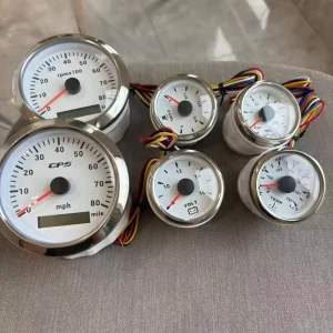 6 Gauge Set Any Universal Modification Auto Cars Gauge with Speedometer Gauge