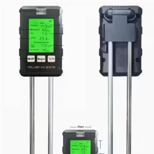6 in 1 Intelligent Meter Moisture pH Fertility Lux Humidity Temp Soil Meter