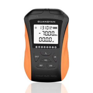 6-in-1 OPM Fiber Optic Multimeter VFL 15mW Handheld Optical Power Meter FTTH Rechargeable 1100mAh Battery SC FC ST