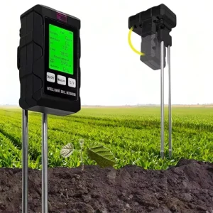6 in 1 Soil Tester Moisture Real time Fertility Temperature PH Humidity Agriculture IoT C F Switch Gardening Planting 3 for Farm