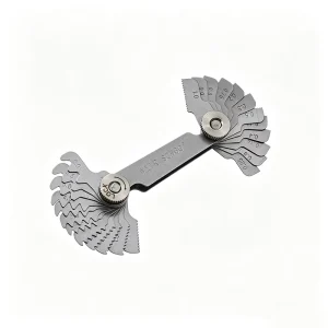 60 Degree 24pcs Metric Stainless Steel Screw Thread Pitch Gauge Set