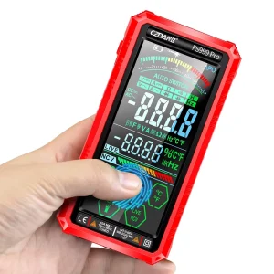 6000 Counts 5999 Digits Auto-Ranging Touchscreen Smart Digital Multimeter Rechargeable